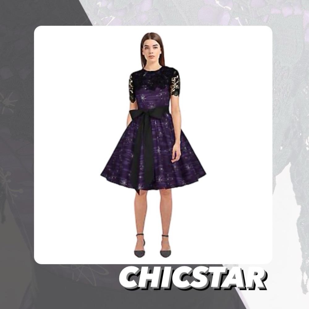 EUC Chicstar Lace Bust Retro Dress